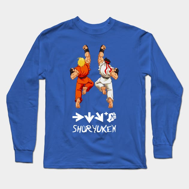 Shoryuken Long Sleeve T-Shirt by allysontx